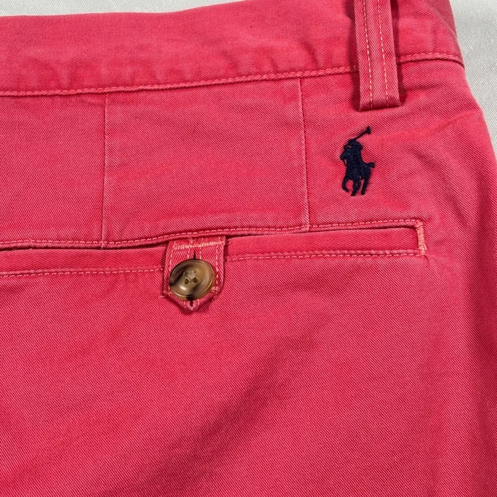 Polo‎ Ralph Lauren The Polo Chino Mens 32/32 Coarl Stretch Slim Fit Twill Pants